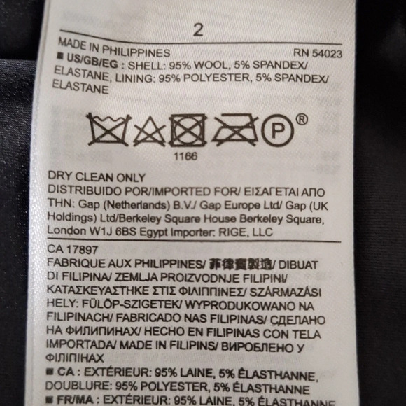 Banana Republic Quiet Luxury NWOT Gray Preppy Careerwear Wool Blazer Jacket Sz 2 - Picture 13 of 13